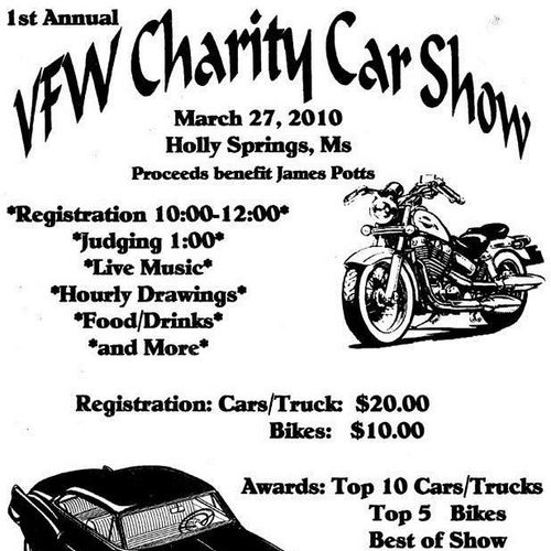 1st annual VFW Charity Car Show