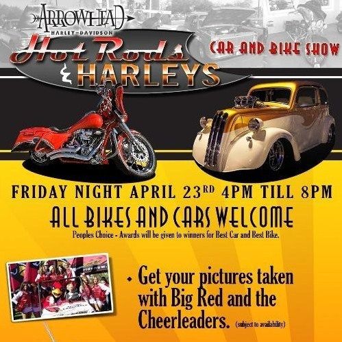 Arrowhead Harley Davidson Hot Rods and Harleys... Car/Truck/Bike Show