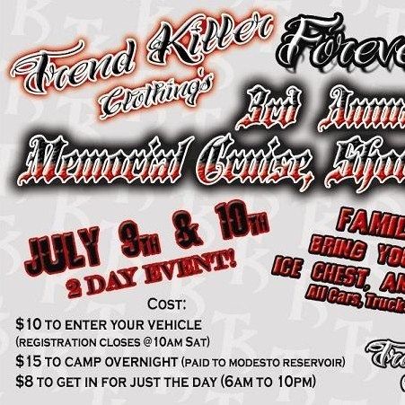 Trend Killer Clothing's "Forever Young" 3rd Annual Cruise, Show & Camp