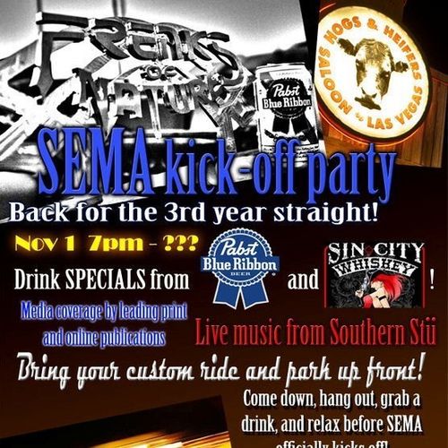 3rd Annual SEMA Kick-Off Party