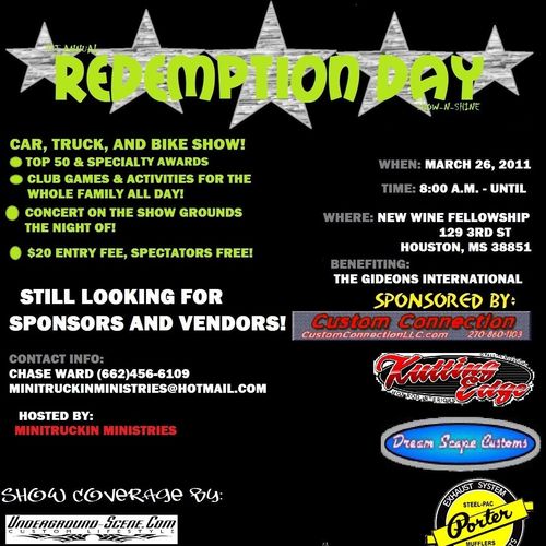 REDEMPTION DAY show-n-shine