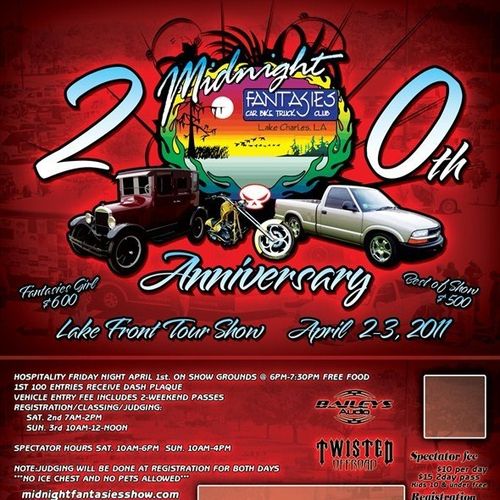 MIDNIGHT FANTASIES 20th ANNIVERSARY LAKEFRONT TOUR SHOW APRIL 2-3,2011