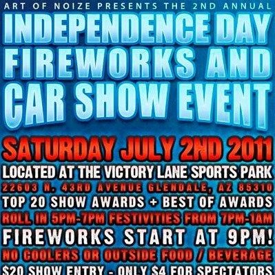 Art of Noize Independence Day Car Show and Fireworks 2011