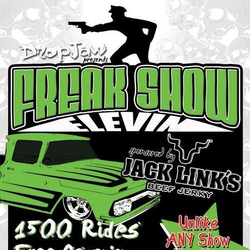 Freak Show 11, giving away over $5,000 to top vehicles.  All trophies are custom built metal
