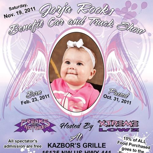 Jorja Rooks Benefit Car and Truck Show