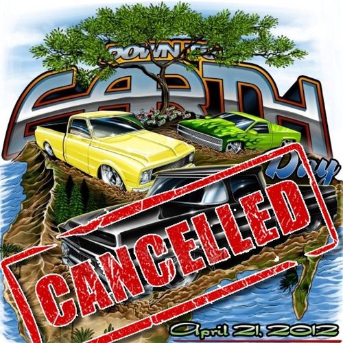 DOWN TO EARTH DAY  2012 cancelled
