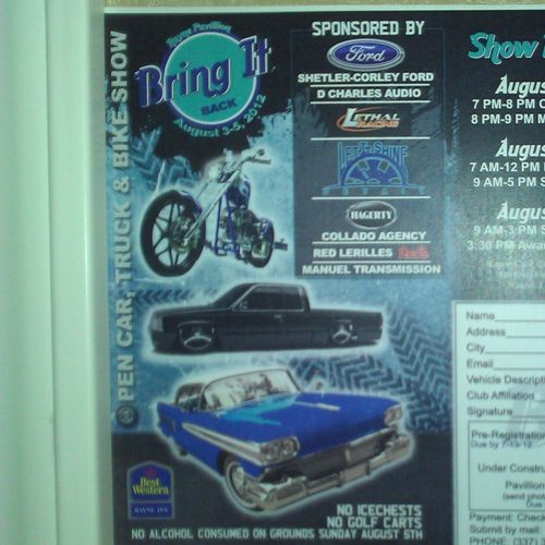 1ST ANNUAL BRING IT BACK OPEN CAR TRUCK & BIKE SHOW