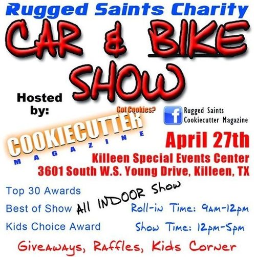 Rugged Saints Charity Car & Truck Show hosted by COOKIECUTTER Magazine