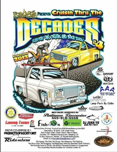 Cruisin Thru The Decades Truck Car Bike Show