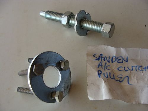Sanden 708 AC compressor clutches removal (AC clutch)