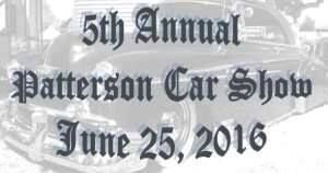 5th Annual Patterson Car Show