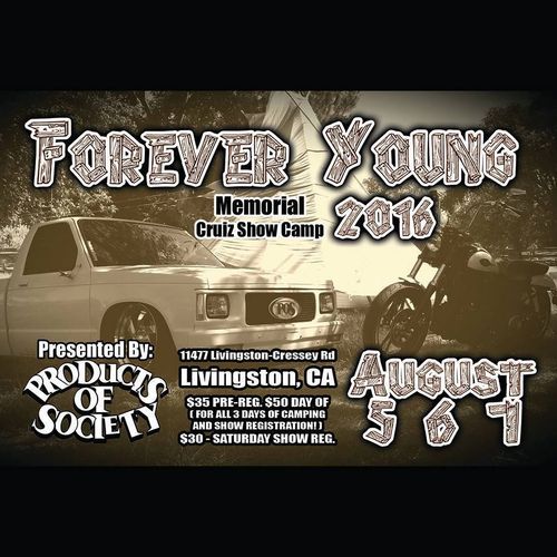 Forever Young Memorial Cruiz & Camp Car & Truck Show
