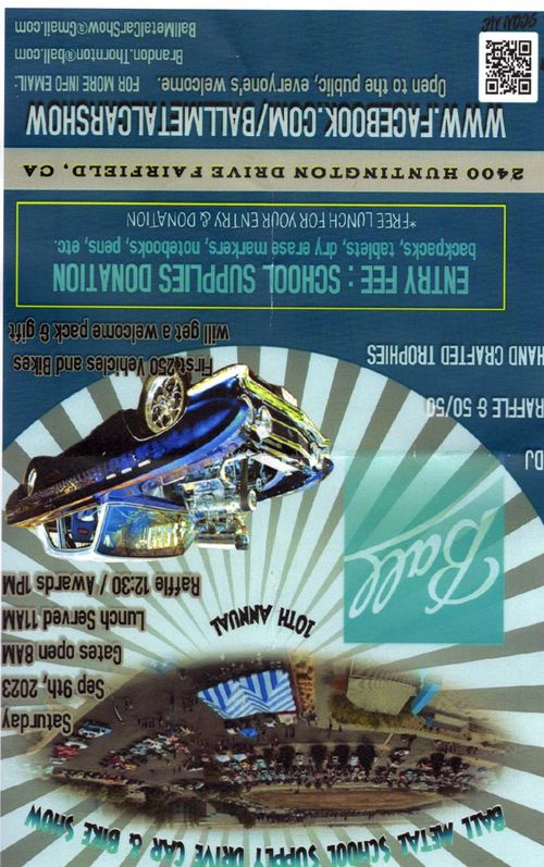 2023 Ball Metal Car Show 